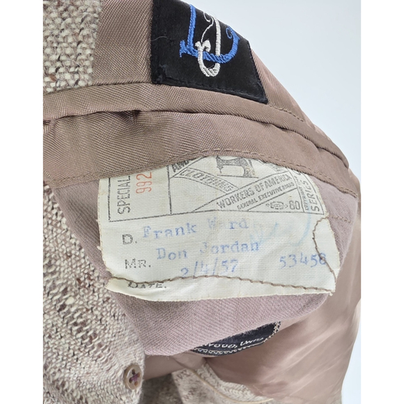 Americana Heritage 1957 Bespoke Wool Overcoat Men’s Medium Vintage - Picture 4 of 11